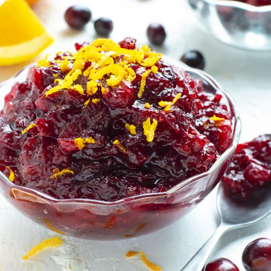 Cranberry Orange Sauce