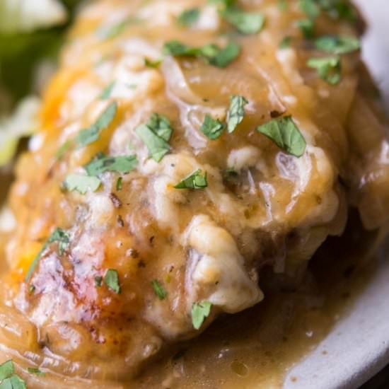 CHEESY FRENCH ONION CHICKEN