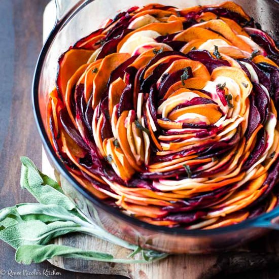 Oven Roasted Root Veggies