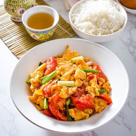 Chinese Egg and Tomato Stir-Fry