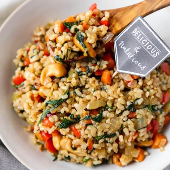 Easy Vegan Fried Rice