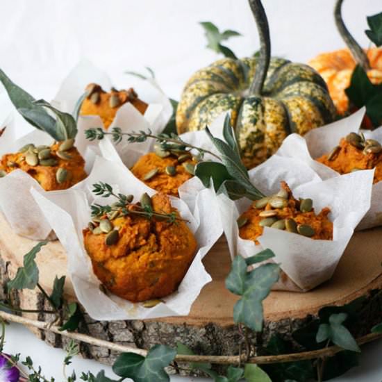 Savory Pumpkin Muffins