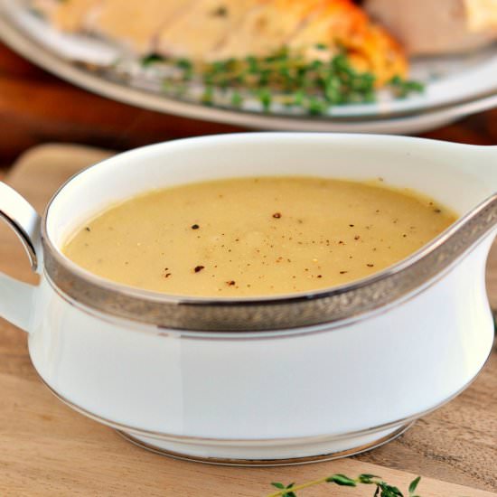 The BEST Turkey Gravy
