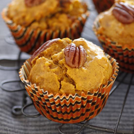 Pumpkin Muffins with Pecans