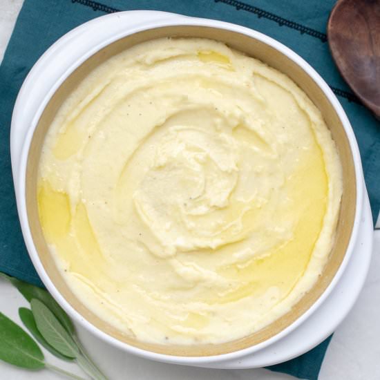Sage and Garlic Whipped Parsnips