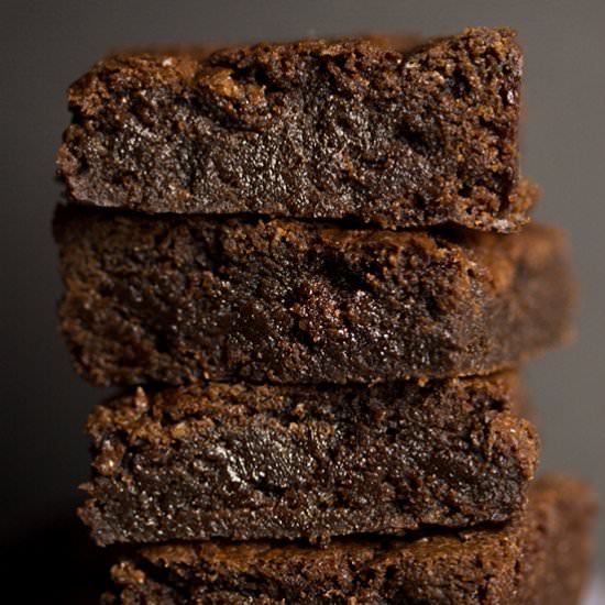 Fudgy Vegan Gluten Free Brownies