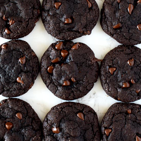 Double Chocolate Chip Cookies
