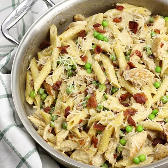 Leftover Turkey Bacon Skillet Meal