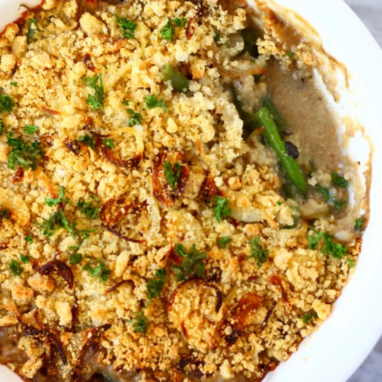 Vegan Green Bean Casserole