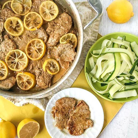 Easy Lemon Butter Pork Tenderloin
