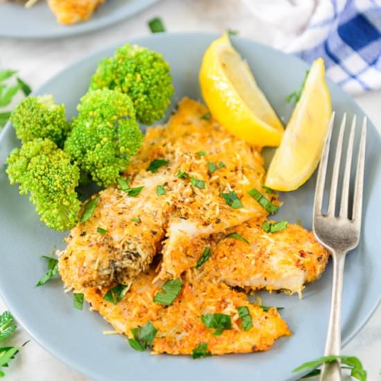Parmesan Crusted Tilapia