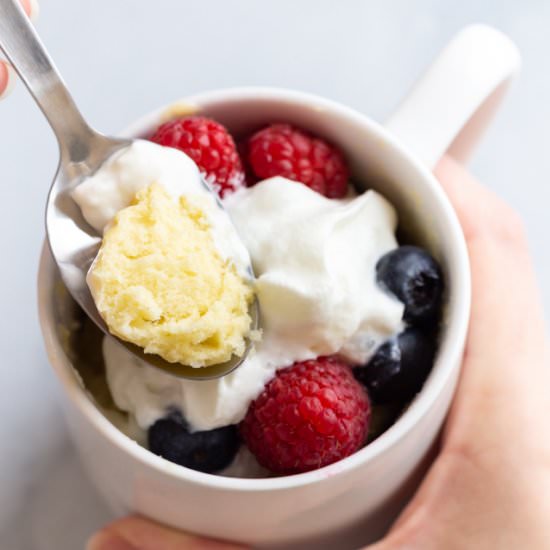 Easy Vanilla Mug Cake