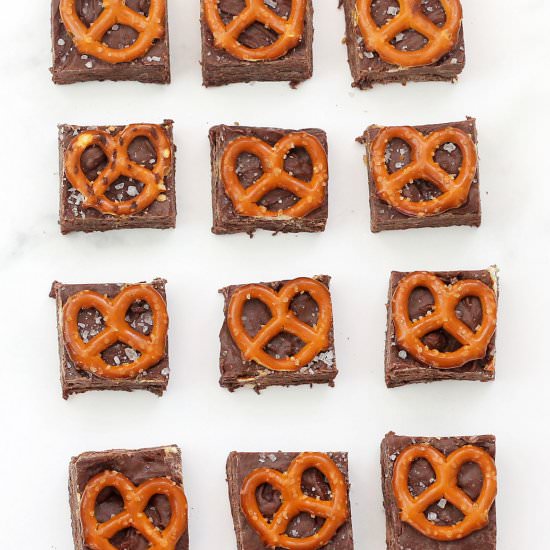 chocolate pretzel fudge