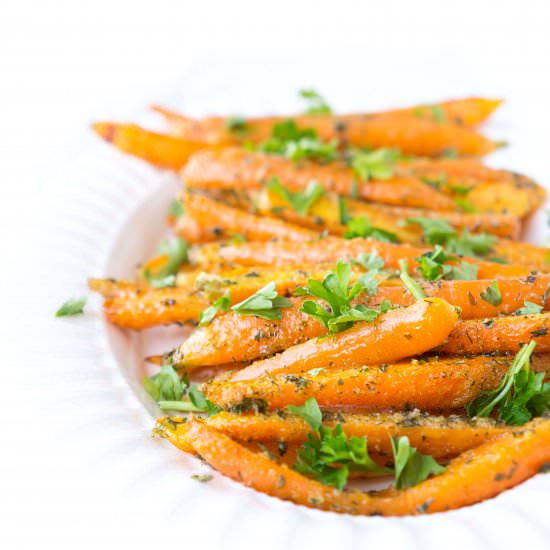 Roasted Ranch Carrots