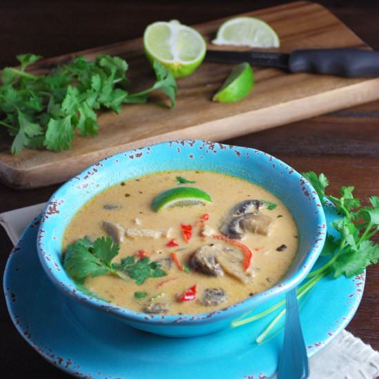 Coconut Curry Chicken Soup