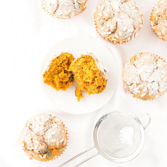 Blender and easy pumpkin muffins