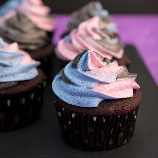 Vegan Low-Sugar Pastel Cupcakes