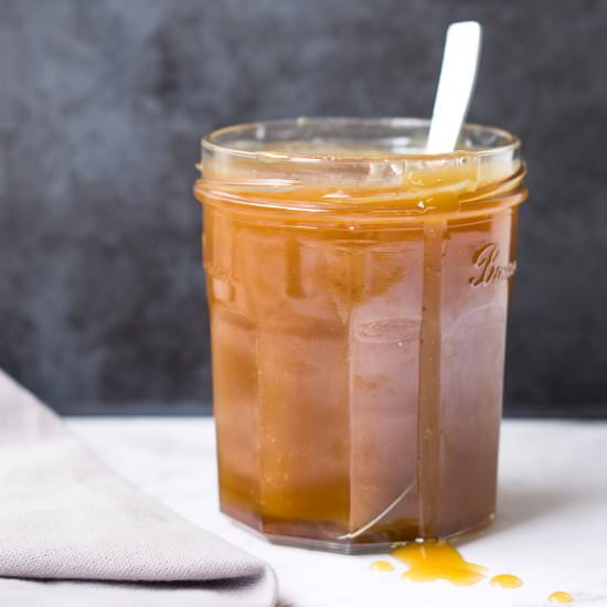 Vegan Salted Caramel Sauce