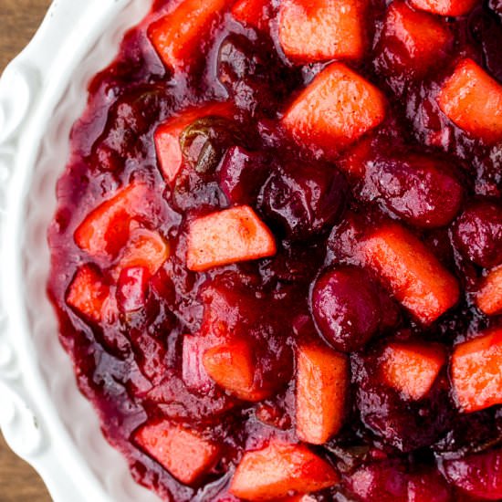 Cranberry Apple Chutney