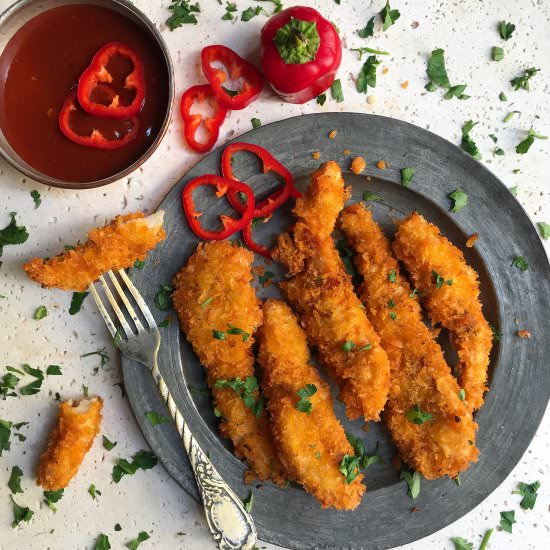 Quick Fried Chicken Breast