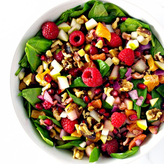 Pomegranate Pear Salad
