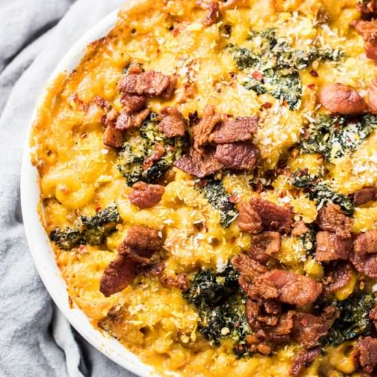 Makeover Pumpkin Mac and Cheese