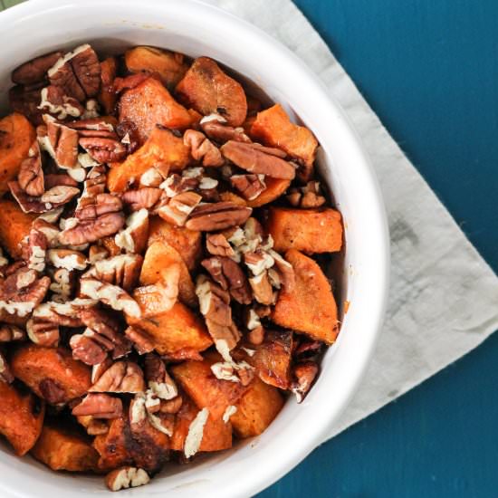 Sweet Potatoes with Maple & Ginger