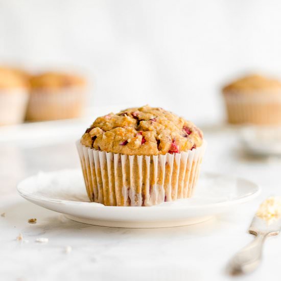 Cranberry Orange Oatmeal Muffins