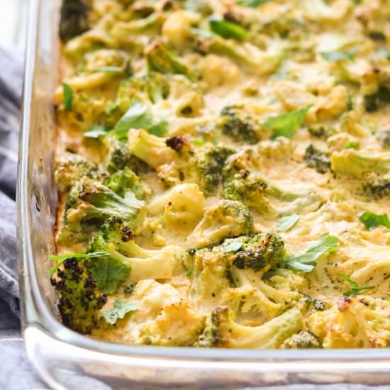 “Cheesy” Paleo Broccoli Casserole