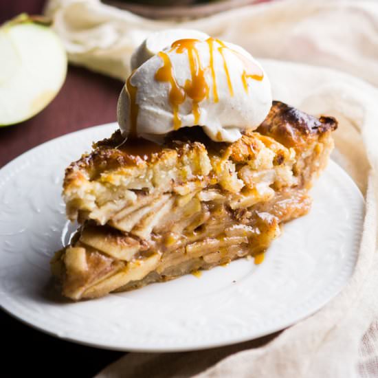 Salted Caramel Apple Pie