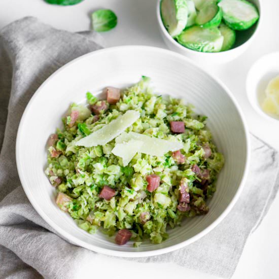 Brussel sprout salad