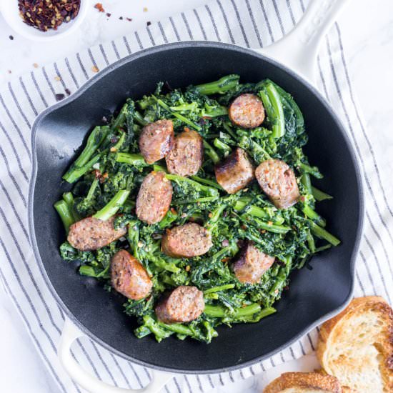 Sausage and rapini