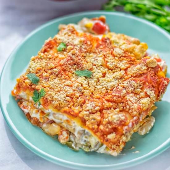White Chili Lasagna
