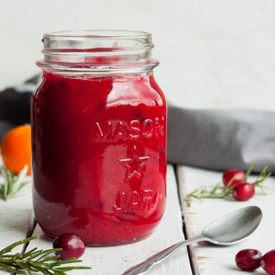 The Best Orange Cranberry Sauce