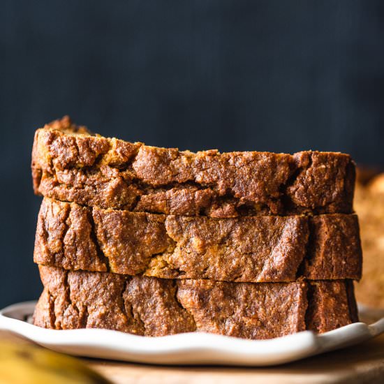 Gluten Free Plantain Pumpkin Bread