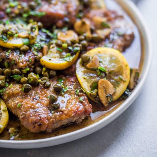 30 Minute Easy Pork Piccata