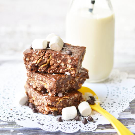 Peanut Butter Chocolate Crunch Bars