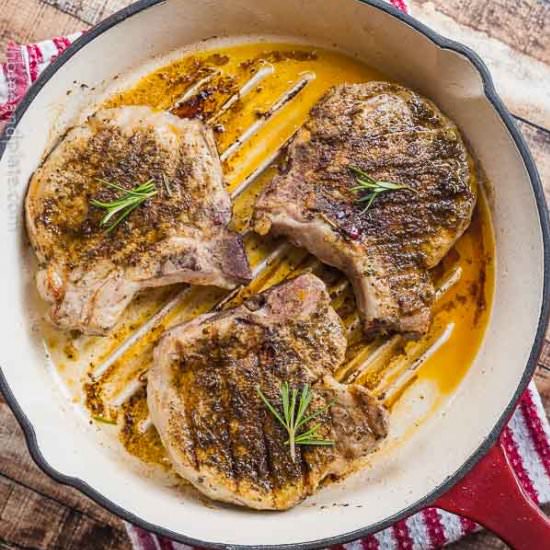 Ancho Chile Pork Chops