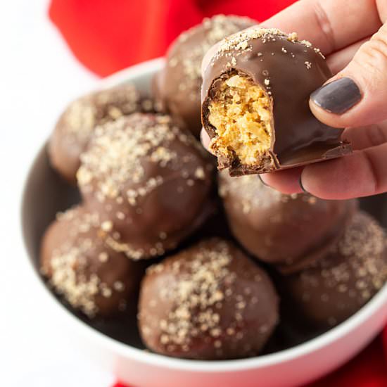 chocolate peanut butter balls