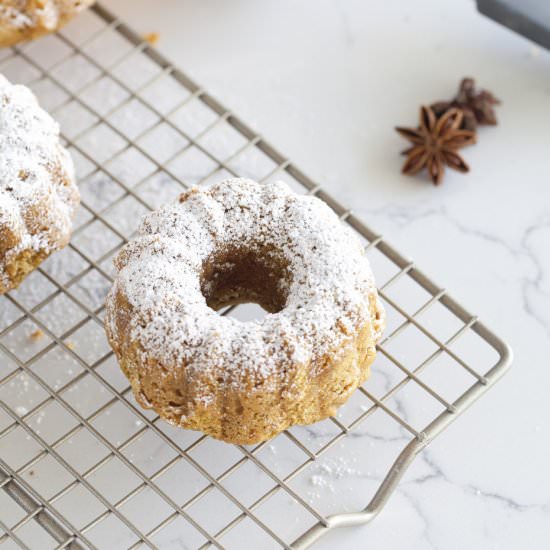 Pumpkin Spice Bundt Cakes