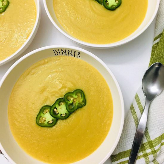 Dairy Free Jalapeno Popper Soup