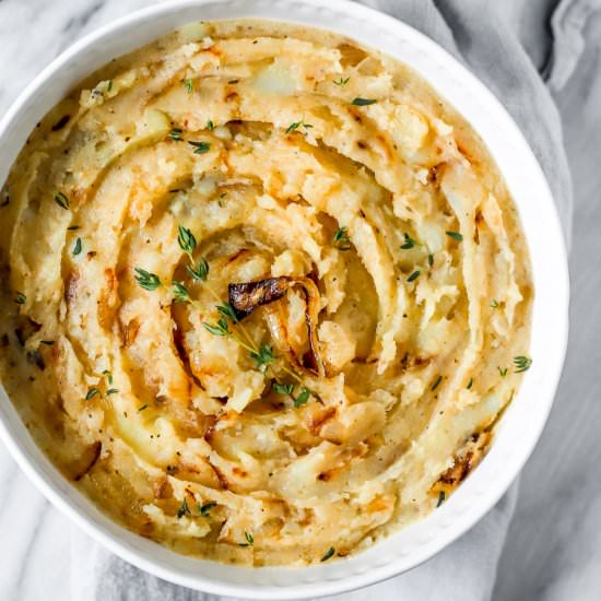Caramelized Onion Mashed Potatoes