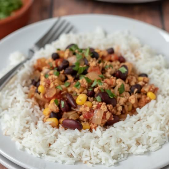 Slow Cooker Turkey Chilli