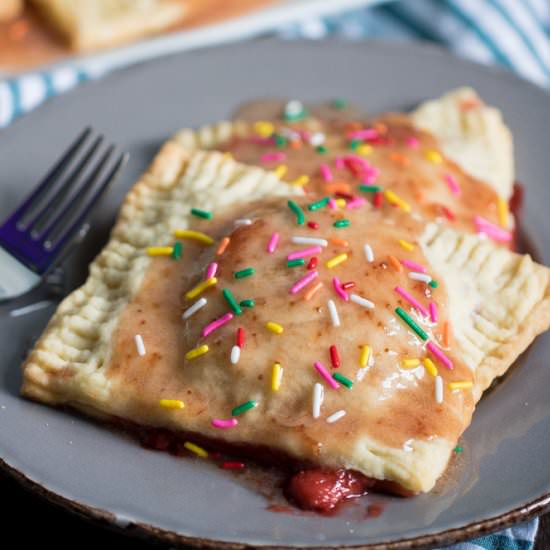 Strawberry Glazed Pop Tarts