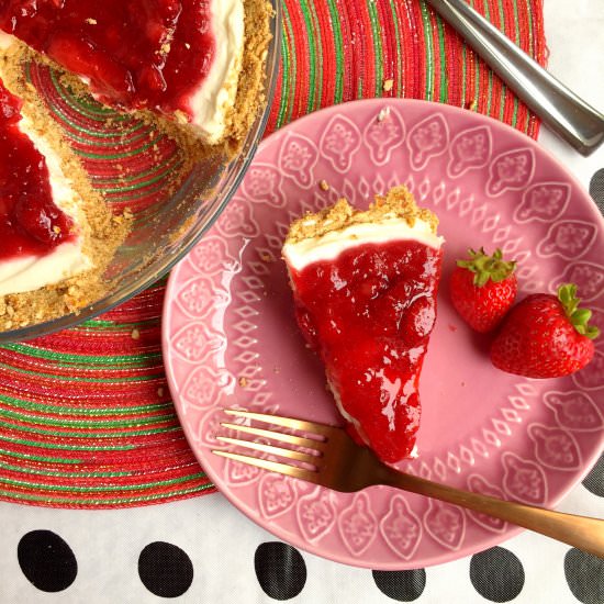 Strawberry Pretzel Pie