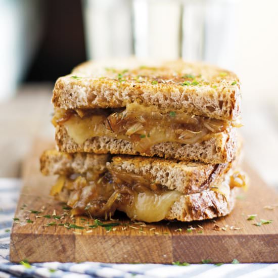 French Onion Soup Grilled Cheese