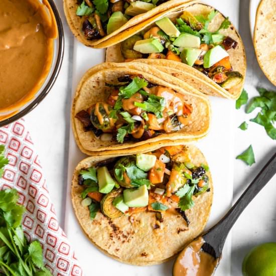 Sweet Chili Vegetable Tacos