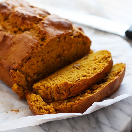 Easy Moist Pumpkin Bread