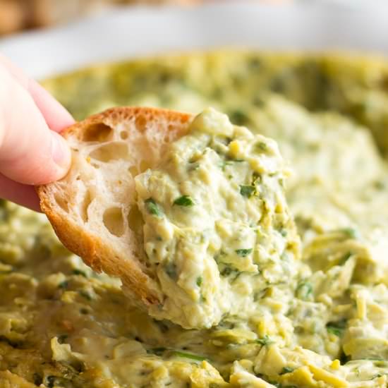 Vegan Spinach Artichoke Dip