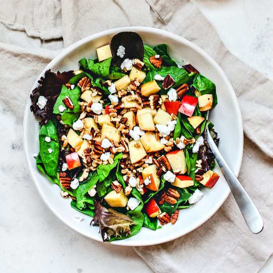 apple pecan farro salad
